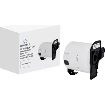 Renkforce Labels Roll compatible replaces Brother DK-11202 62 x 100 mm Paper White 300 pc(s) Standard shipping labels RF-6027498 (RF-6027498)