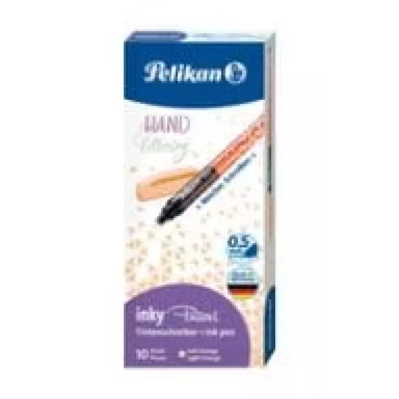 Stick ballpoint pen Pelikan Inky 273 Orange 10 pcs