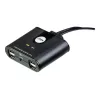 USB 2.0 2-Port Peripheral Sharing Device ATEN US224AT — USB Type-A, 1.8 m cable, black