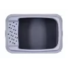 Litter box DIAMENTIQ Bonita grey plastic 571×392×209 mm, 1 kg