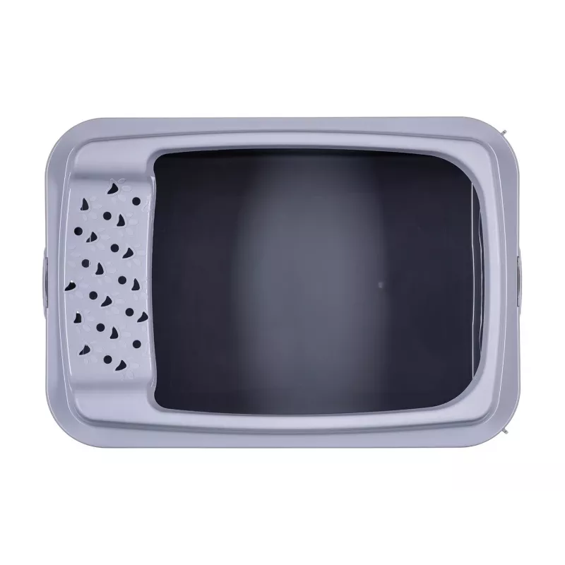 Litter box DIAMENTIQ Bonita grey plastic 571×392×209 mm, 1 kg