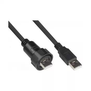 Good Connections Industrie-Plug S4 -USB 2.0 A-A 1m Cable