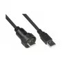 Good Connections Industrie-Plug S4 -USB 2.0 A-A 1m Cable