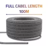 UTP patchcord cable CAT6 Copper Cu 100m grey – QOLTEC 54560