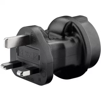Mains Adapter Goobay 95307 Black UK