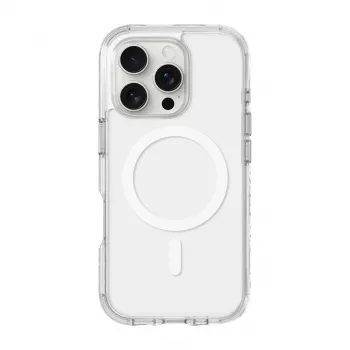 Protective cover LAUT CRYSTAL MATTER X for iPhone 16 Pro, transparent, PC+TPU, fits 6.1 inch