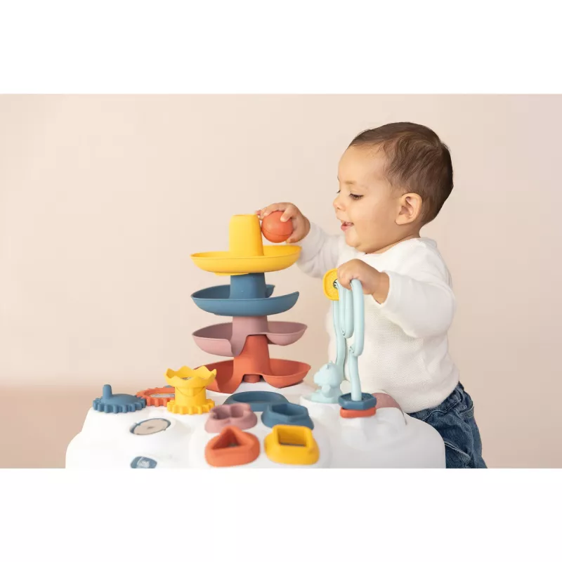 Activity Table SMOBY Little interactive table 140320 for toddlers, play surface with lights and sounds