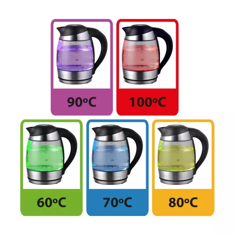 Esperanza EKK026 electric kettle 1.7 L 2200 W Black, Transparent