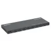 Manhattan 4K@60Hz 8-Port HDMI Splitter with Downscaling, Splits One HDMI Input to Eight HDMI Outputs (1x8), 18G, EDID Switch for Downscaling, Black