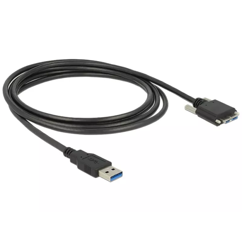 USB Cable DeLOCK 83599 USB 3.2 Gen 1 3m USB A Micro-USB B Black
