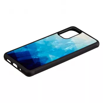 Protective case iKins for Samsung Galaxy S20+ — blue lake black finish