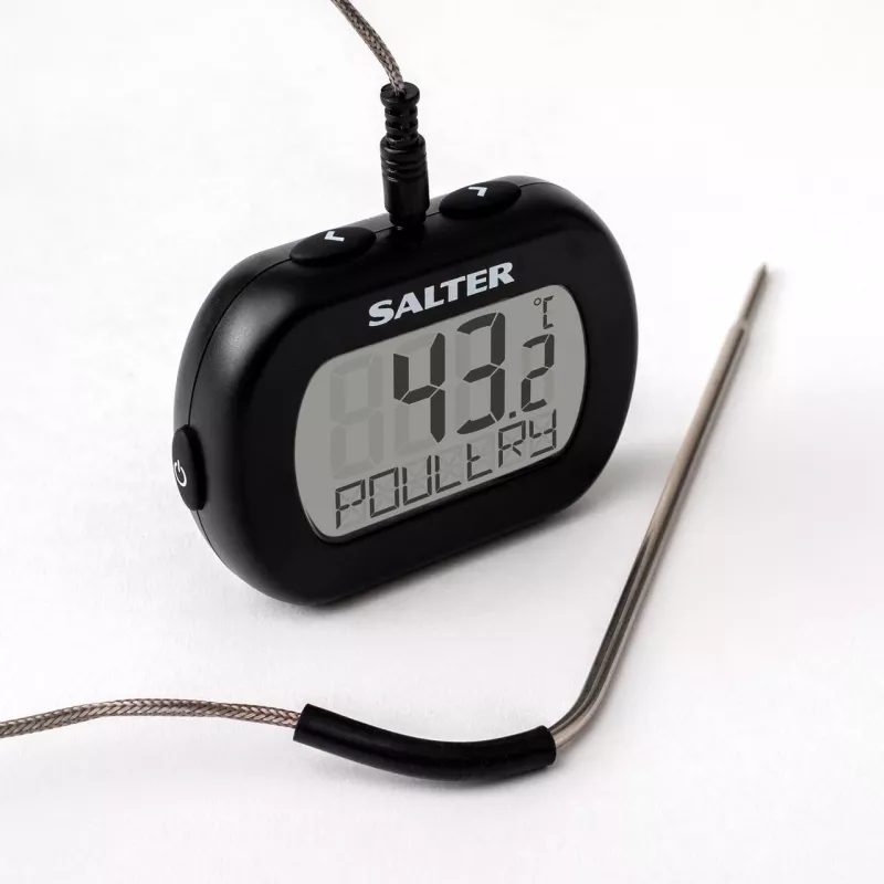 Digital Instant-Read Leave-In Thermometer Salter 515 BKCR, waterproof, for food