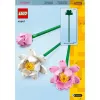 LEGO building set LEGO 40647 Lotus Flowers — Botanical Collection modular model, 220 pieces, height 300 mm, age 8+