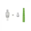 Fibre optic connector FC/APC Qoltec 54443 Single-mode Green Silver Yellow