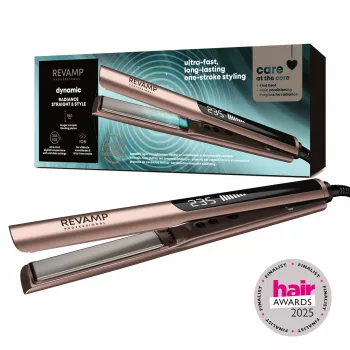 Hair straightener Revamp ST-1900GD-EU with ceramic plates, max 230°C, EU plug