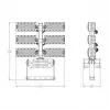 Synergy 21 LED Objekt/Stadion Spotlight 720W IP66 cw