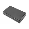 DIGITUS DS-12901 - KVM-/Audio-/USB-Switch - 4K 30 Hz, USB-C/USB/HDMI-input, HDMI-output, Network