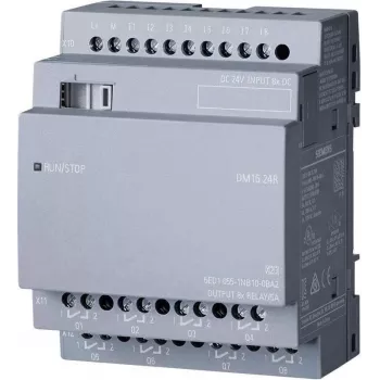 Siemens LOGO DM16 24R Digital and Analogue I/O Module Relay Channel (6ED1055-1NB10-0BA2)