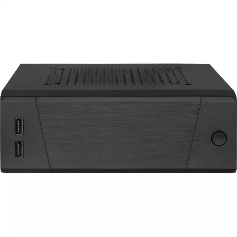 SilverStone MILO ML10 - USFF - Mini-ITX - no power supply - Black - USB/Audio (SST-ML10B)