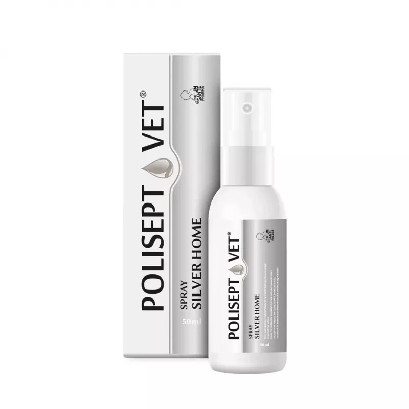 Wound spray JM Sante Polisept Vet 50 ml for dogs and cats, 50 ml plastic bottle