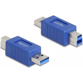 DeLOCK 67213 Cable Gender Changer USB Type-A USB Type-B Blue