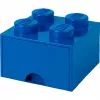 LEGO Brick Drawer 4 Blue, Storage Box Blue