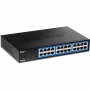 TRENDnet TEG S25D - Switch - 24 x 10/100/1000 - Desktop, rack-mountable - TAA-Compliant (TEG-S25D)