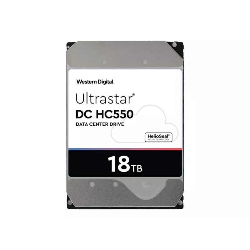 Western Digital Ultrastar DC HC550 18 TB 3.5 Inch SAS 12 Gb/s Enterprise HDD, 7200 RPM, 512 MB (0F38353 / WUH721818AL5204)