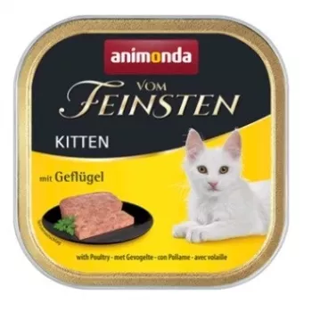 Wet cat food animonda Vom Feinsten Junior Chicken 100 g — growth period, 10% protein, 7% fat