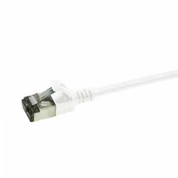 LogiLink Ultraflex SlimLine - Patch-Cable - RJ-45 (M) to RJ-45 (M) - 3 m - 3.8 mm - shielded PIMF - CAT 6a - Shielded, Halogen-Free, Moulded - White, RAL 9010