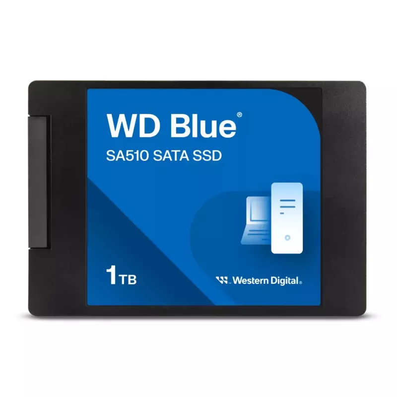 WD Blue SA510 - SSD - 1TB - intern - 2.5 (6,4 cm) - SATA 6Gb/s (WDBB8H0010BNC-WRSN)