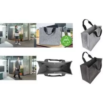 Notebook bag Sigel BA430 for 15.4-inch laptops, light grey, padded compartment
