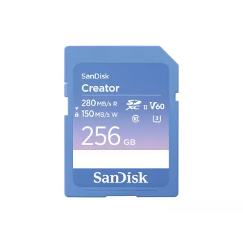SanDisk Creator SD Memory Card UHS-II 256GB High Transfer Speeds up to 280 MB/s