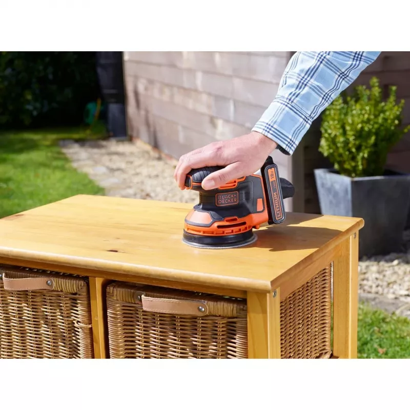 Black & Decker BDCROS18N-XJ portable sander Orbital sander 12000 RPM Black, Orange