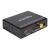 HDMI Stereo / 5.1 Channel Audio Extractor 4K, Adapter black