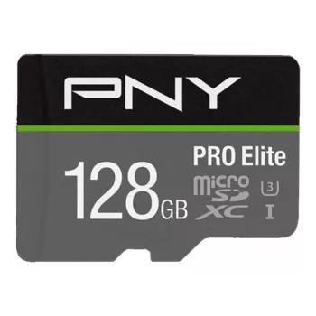 MicroSDXC Flash Card PNY PRO Elite 128GB UHS-I Model P-SDU128V31100PRO-GE
