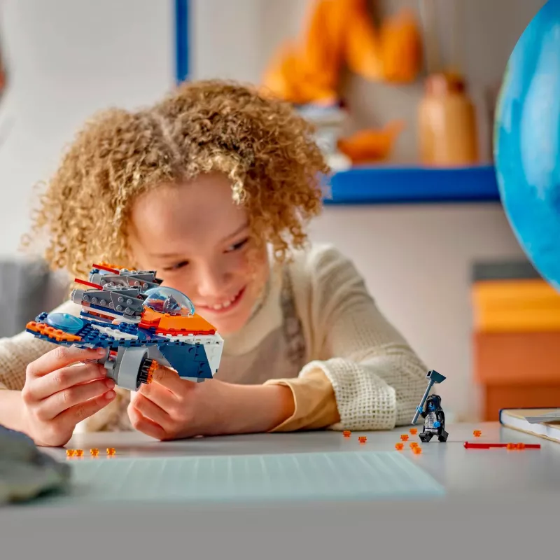 Construction Toy LEGO Marvel Super Heroes Rocket Spaceship 76278 — Rocket and Ronan set