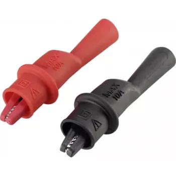 VOLTCRAFT Krokodilklemme Plug 2 mm CAT III 1000 V, CAT IV 600 V Black, Red MSK-111 (VC-8085005)