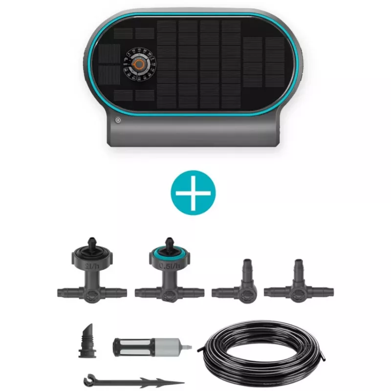 Drip irrigation kit GARDENA 13330-20 — 20 m hose, 4.6 mm diameter, 68 pieces