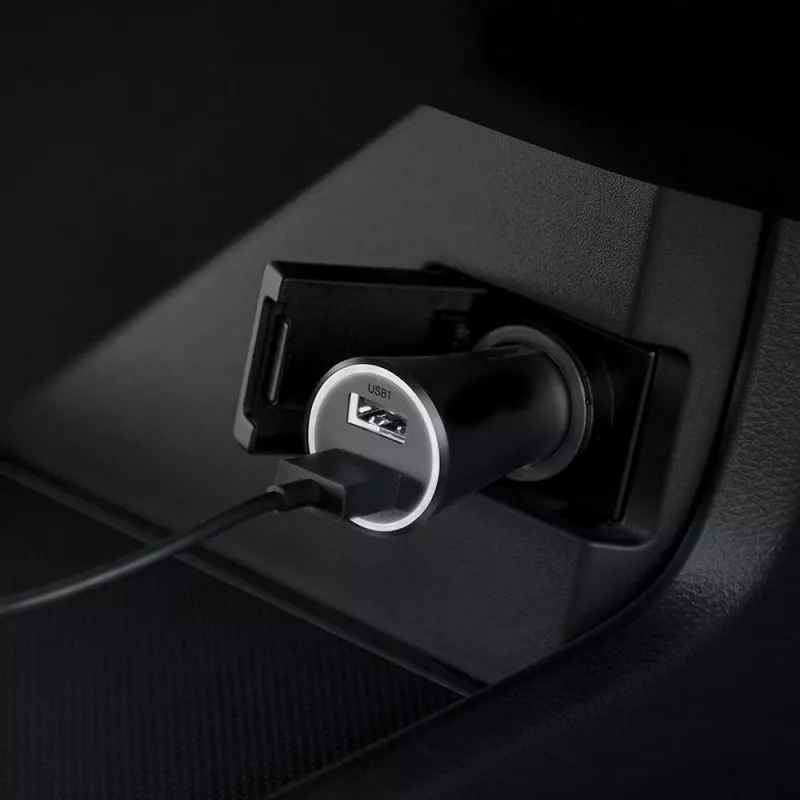 Xiaomi 37 Watt Dual Port Car Charger Black, Black