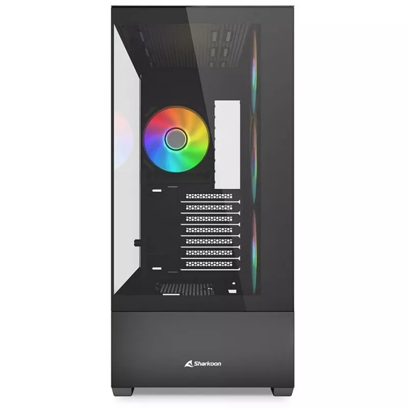 PC Case Sharkoon AK6 RGB, ATX, Black