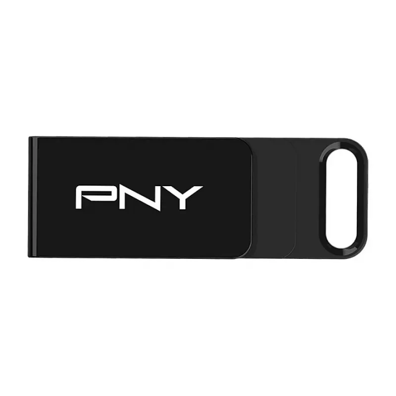 PNY Elite, 128 GB, USB Type-C, 3.2 Gen 1 (3.1 Gen 1), 120 MB/s, Dia, Black