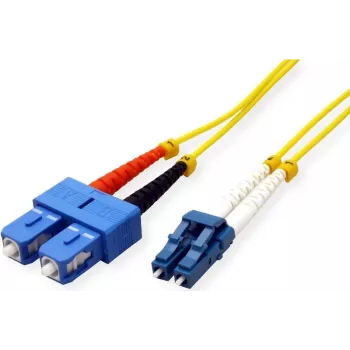 Roline - Patch-Cable - LC Single-Modus (M) to SC Single-Modus (M) - 3 m - Fibre Optic - 9/125 micrometre - OS2 - Halogen-Free - Yellow (21.15.8793)