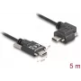 DeLOCK USB 2.0 Cable USB Type-C male to USB Type-C male angled left/right PD 3.0 60W 5m