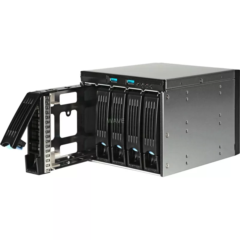 Chenbro SK33502 5-Bay 3.5 inch Hot-Swap SAS/SATA Drive Cage Module, Black