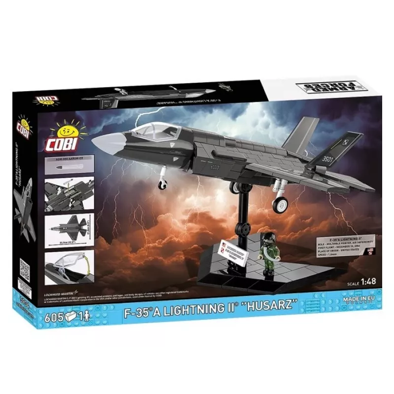 Construction Set Cobi F-35A Lightning II — 605 Pieces, Scale Model