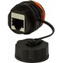 LogiLink Professional - Network Coupler - RJ-45 (W) to RJ-45 (W) - STP - CAT 6a - outdoors - Black