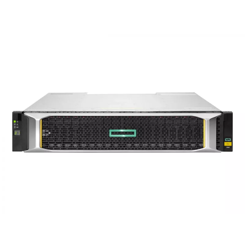 HPE MSA 2060 Disk Array 0 TB Rack 2U Silver Black HDD SSD