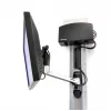 Ergotron LX HD wall mount Swing Arm - Mounting Kit (swing arm, knob) for TV (tilt and swivel) - Aluminium - Screen Size: to 106,7 cm (to 106,70cm (42) ) - mounting hardware
