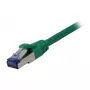 Patch cable RJ45 - CAT6A 500Mhz - 1.5m - green - S-STP(S/FTP) - component tested(GHMT certified) - A